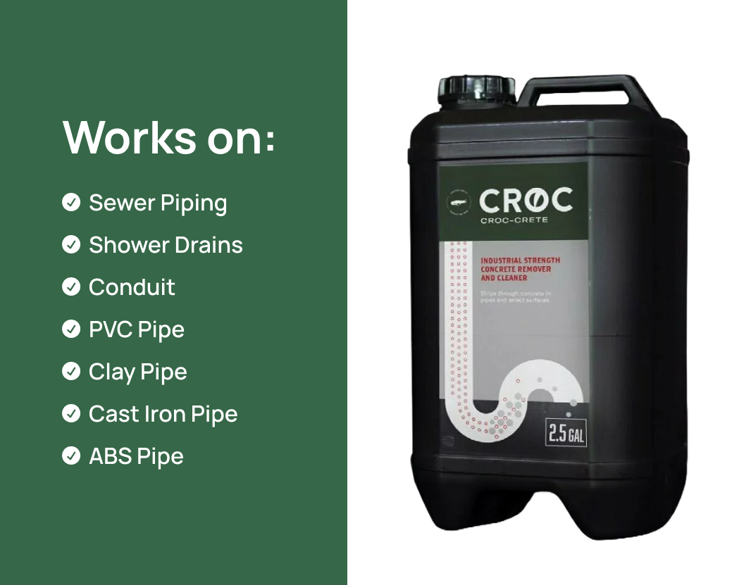 Croc-Crete® Concrete Mortar Dissolver